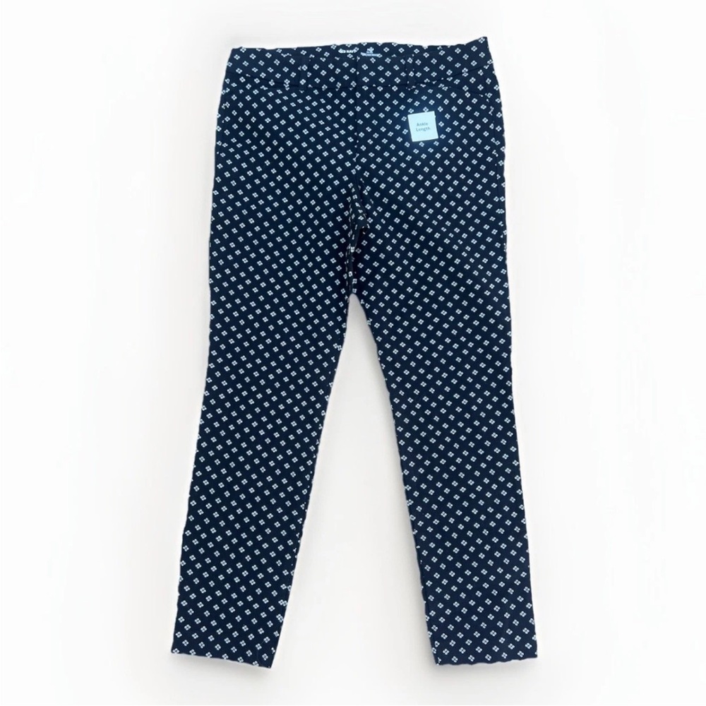 Women's Old Navy Pixie Ankle Patterned Pants - Patterned Black & White NWOT